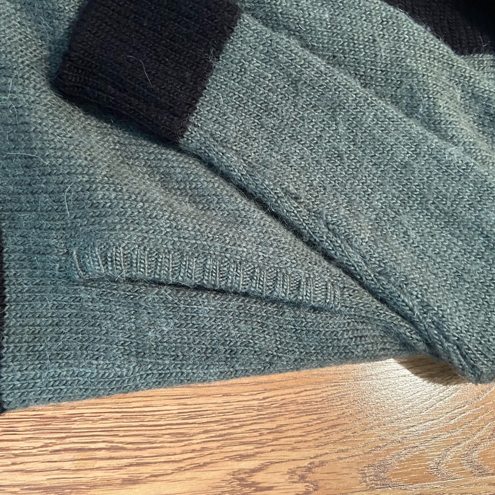 Chicos color block wool blend cardigan - Picture 2 of 7
